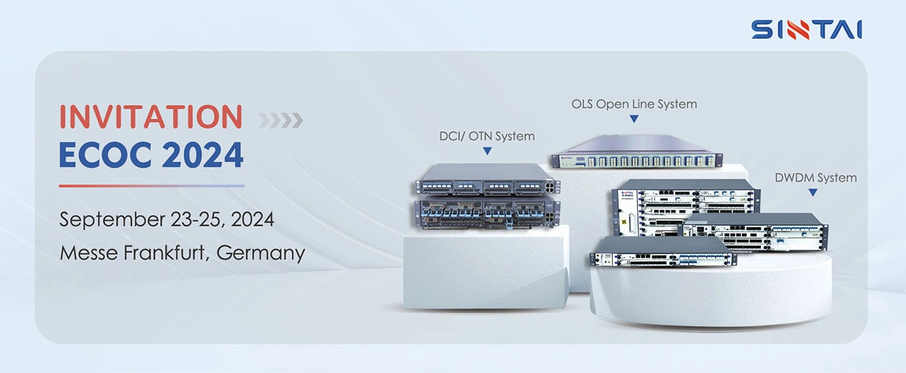 SINTAI Ausstellung Warme Einladung auf der ECOC 2024 · Deutschland